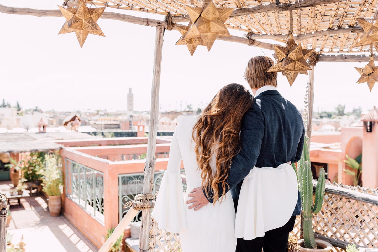 wedding marriage marrakech planner riad le jardin secret rooftop