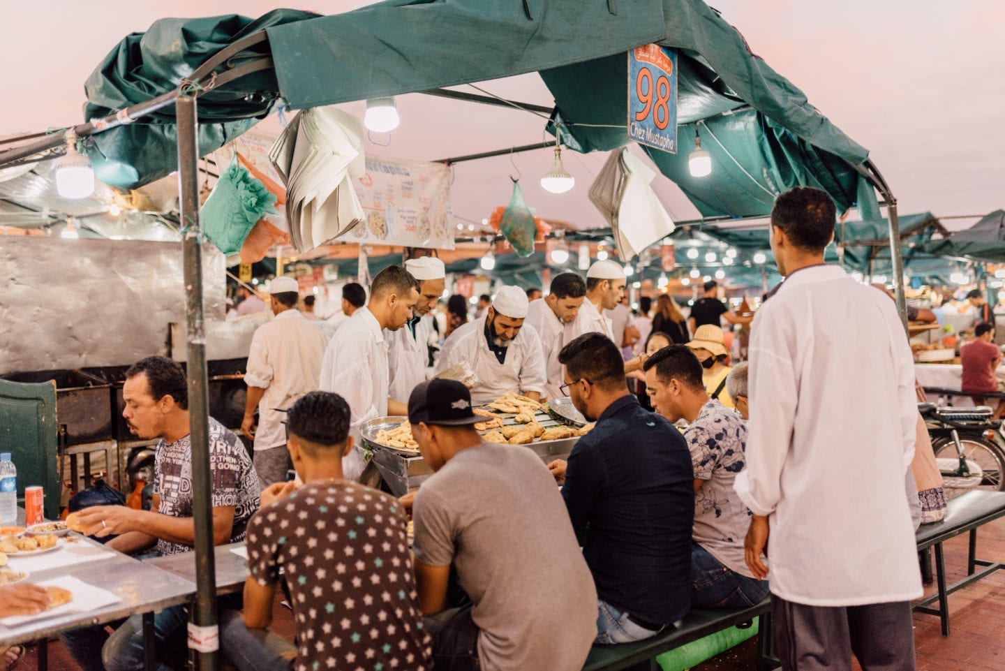 workation business retreat marrakech hotspot street food djemaa el fna market